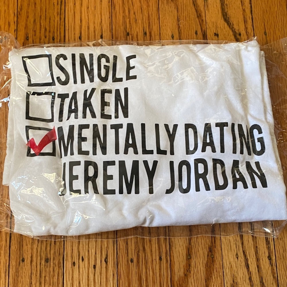 Mentally dating Jeremy Jordan Cotton Tee